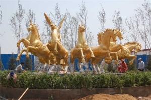 沧州群马雕塑